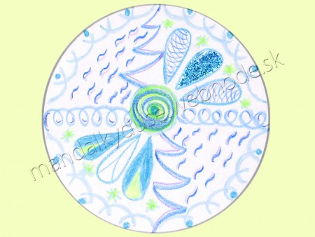 Mandala piatej čakry